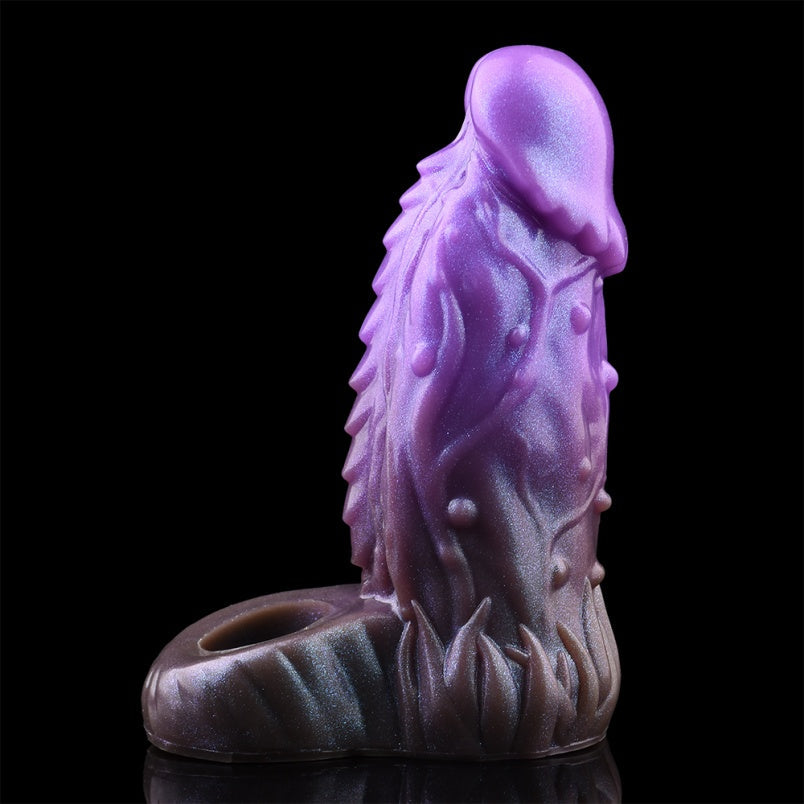 Purple Silicone Penis Extender – Bionic Experience for Ultimate Endurance and Length