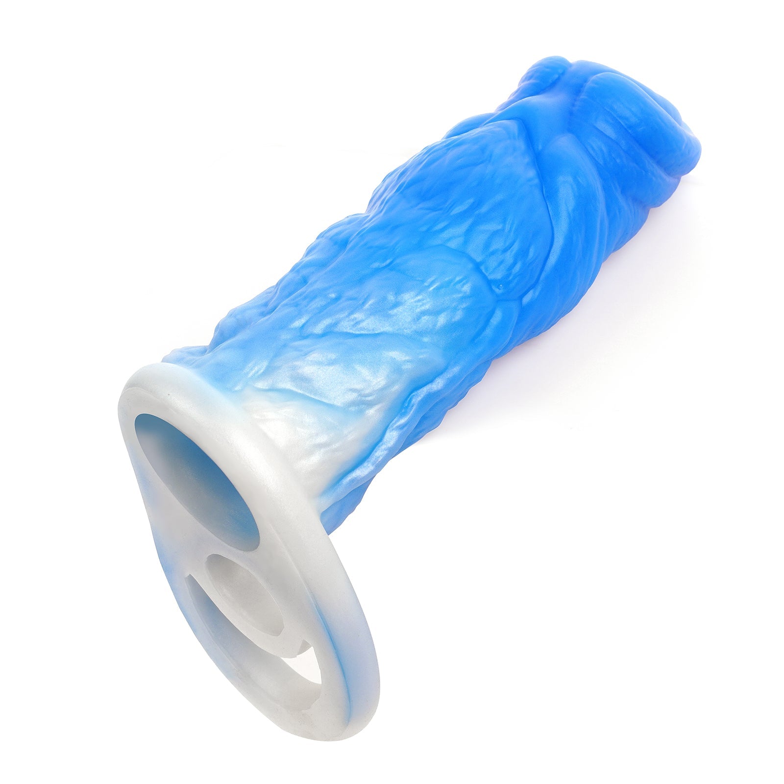 Luminous Huge Cock Sleeve Enlarger - Monsterdildo Penis Ring Preimium Silicone Sex Toy for Men