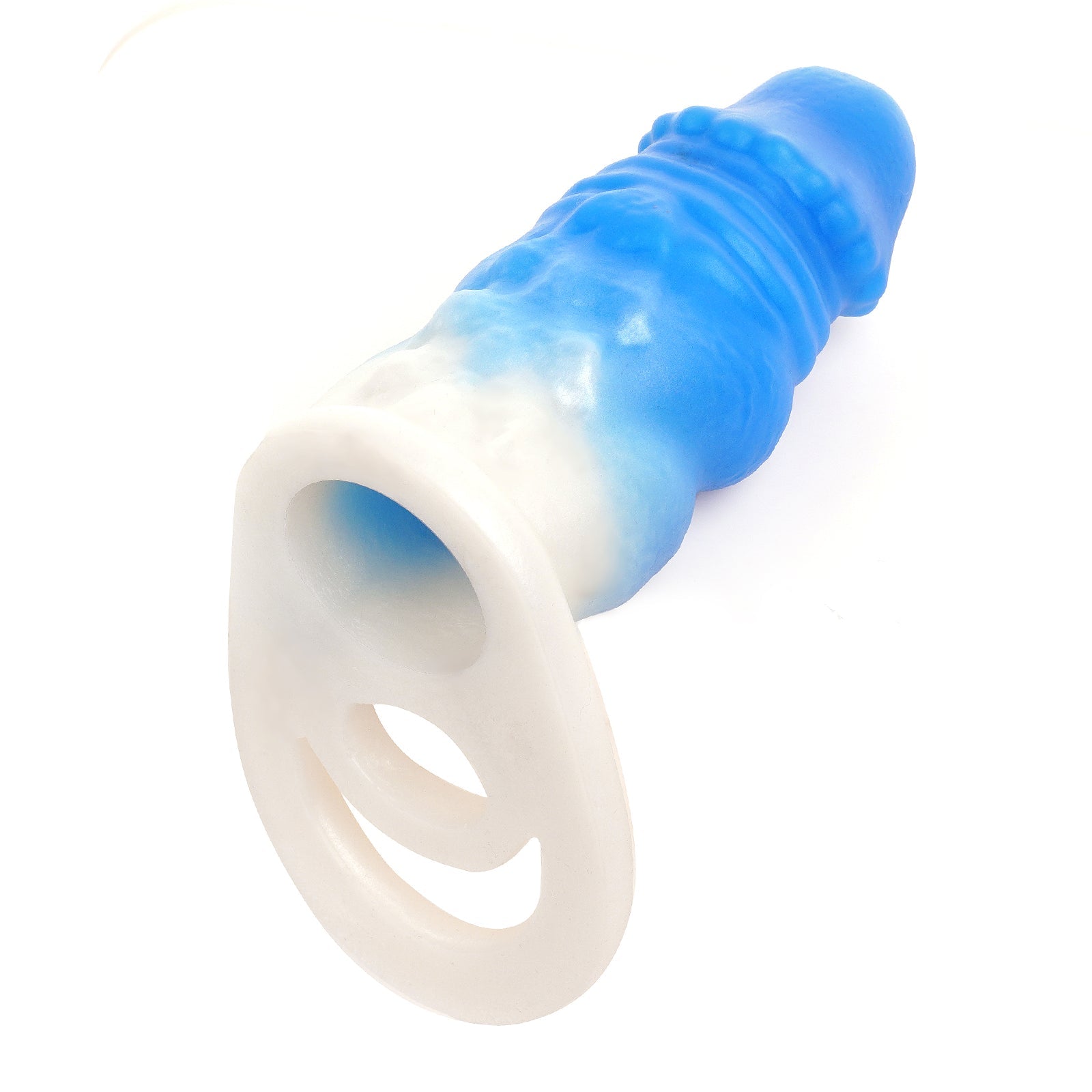 Luminous Big Girthy Silicone Penis Sleeve Enlarger - Realisticdildo Cock Ring Trainer Male Sex Toy