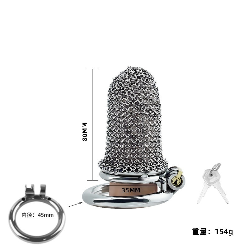 Chainmail Chastity Cage — Medieval Fantasy Armor for Your Most Private Battles
