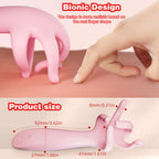 Finger Vibrator Sex Toys for Women - Realistic Pink Breast Vaginal Prostate Massager Novelty Gift