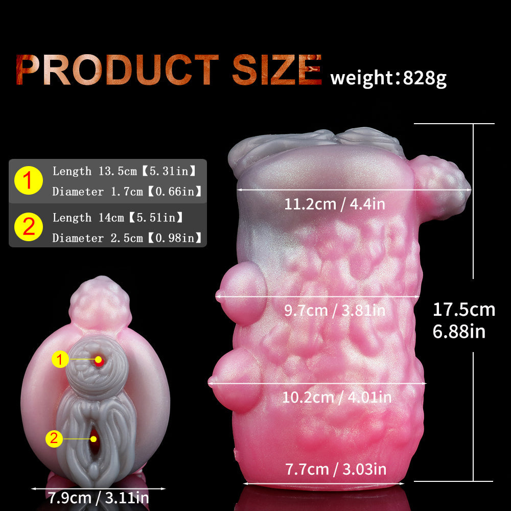 Kawaii Sheep Pocket Pussy – Vibration-Ready Silicone Blowjob Masturbator | Domlust Furry Fetish