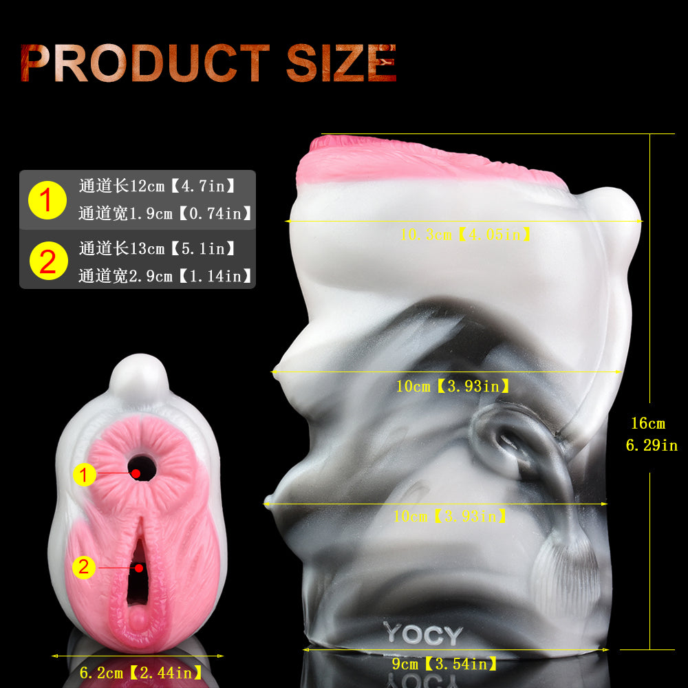 Fantasy Horse Pussy Pocket Masturbator – Platinum Silicone | Animal Pocket Pussy for Men