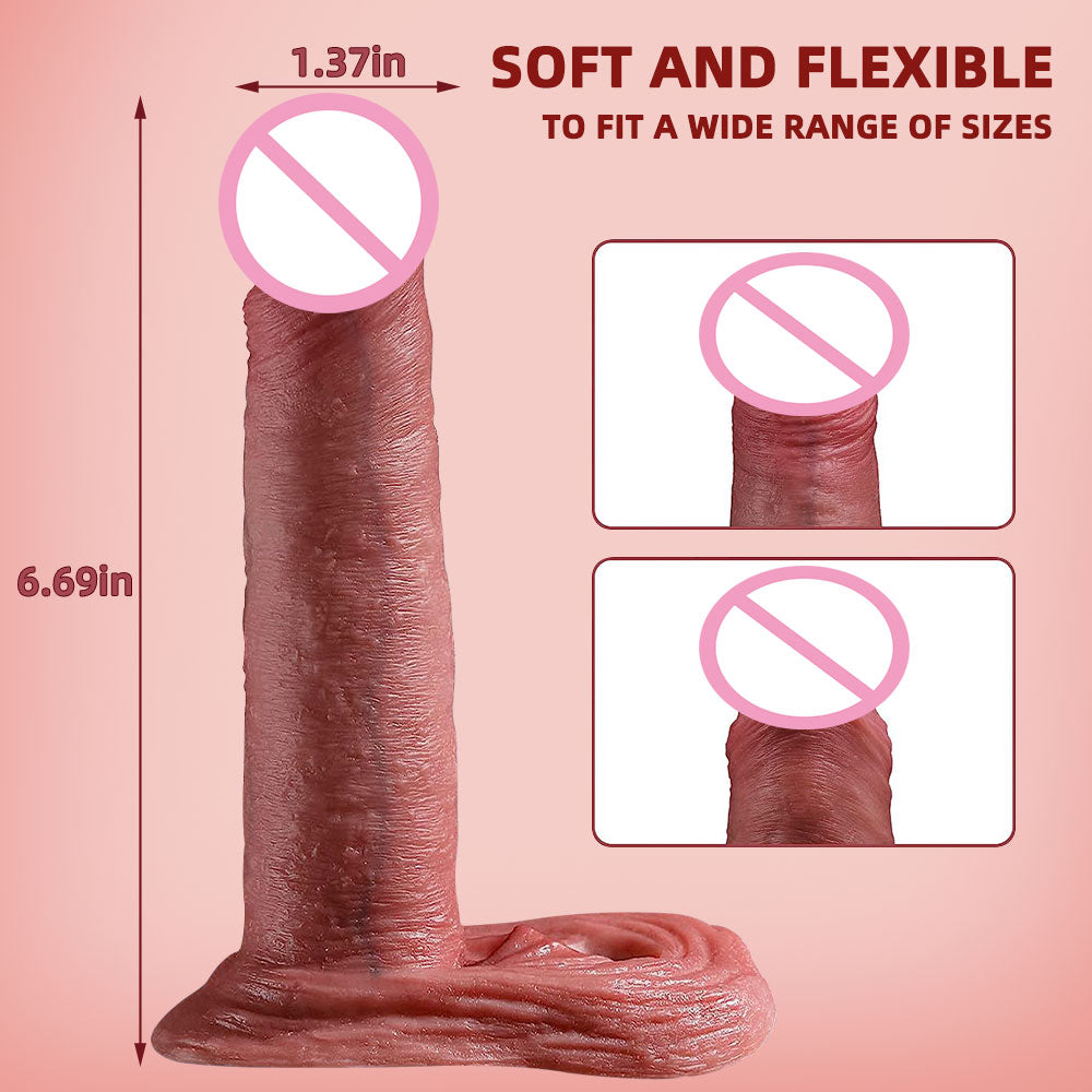 Premium Silicone Cock Sleeve - Lifelike Penis Enlarger Cock Ring Ejaculation Male Sex Toy
