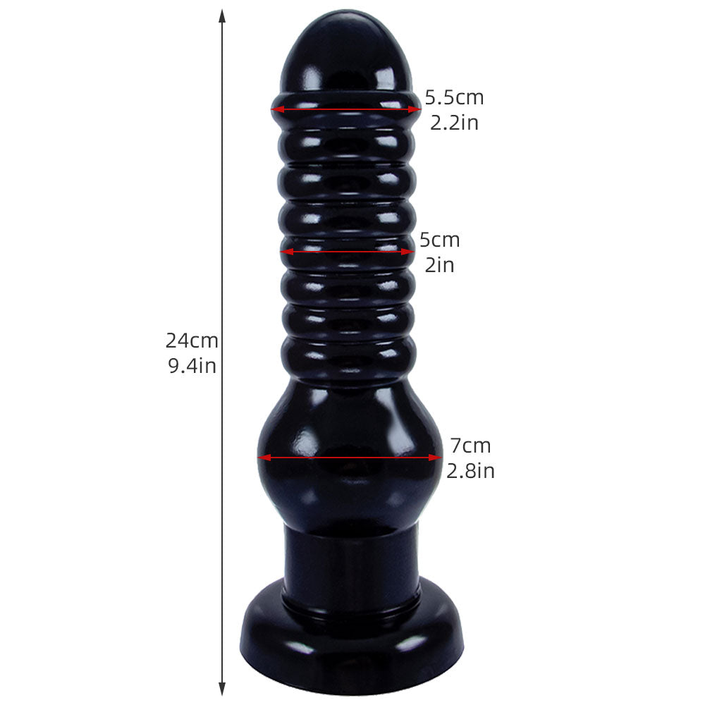 Oversize Big Anal Dildo Butt Plug - Soft Silicone Suction Cup Dildos for Men Women