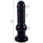 Oversize Big Anal Dildo Butt Plug - Soft Silicone Suction Cup Dildos for Men Women