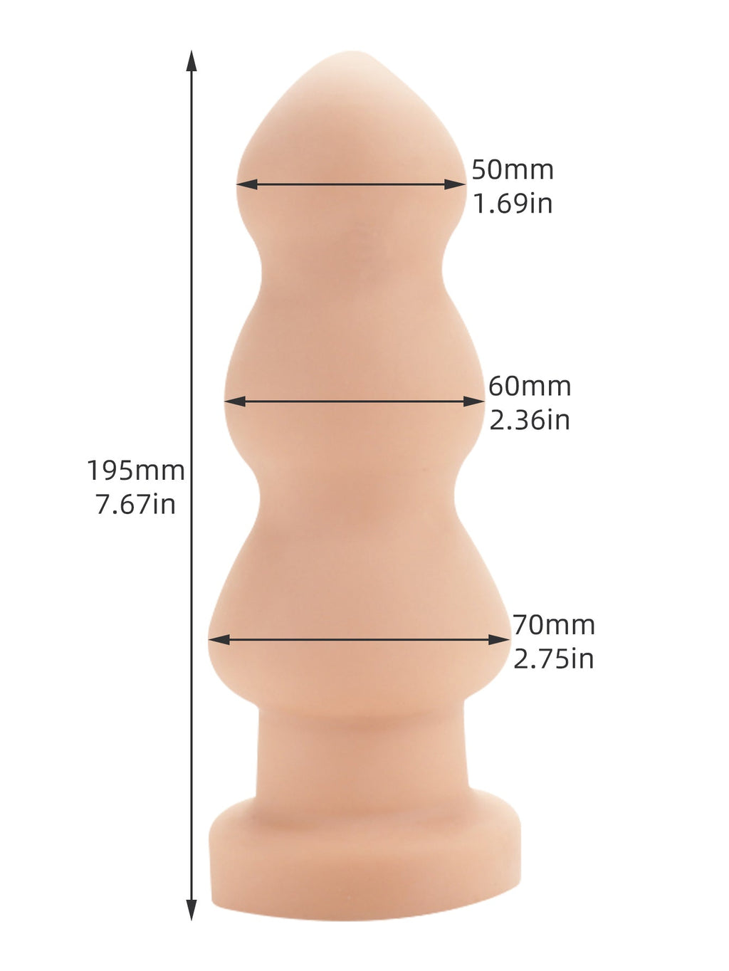 Exotic Anal Dildos - Big Butt Plug Sex Toys for Women Prostate Milking Xmas-tree Shape