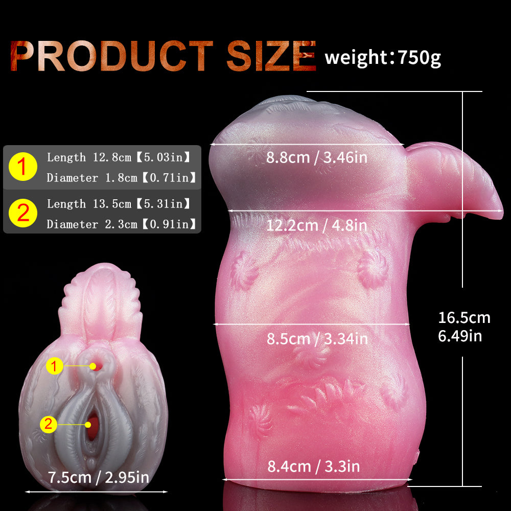 Deer Girl Animal Pocket Pussy – Domlust Fetish Silicone Masturbator