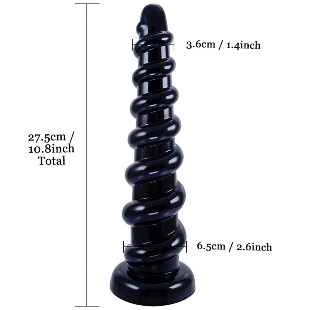 11 inch Large Anal Dildo Butt Plug - Graduated Beads Anal Plug Huge Dildos for Women
