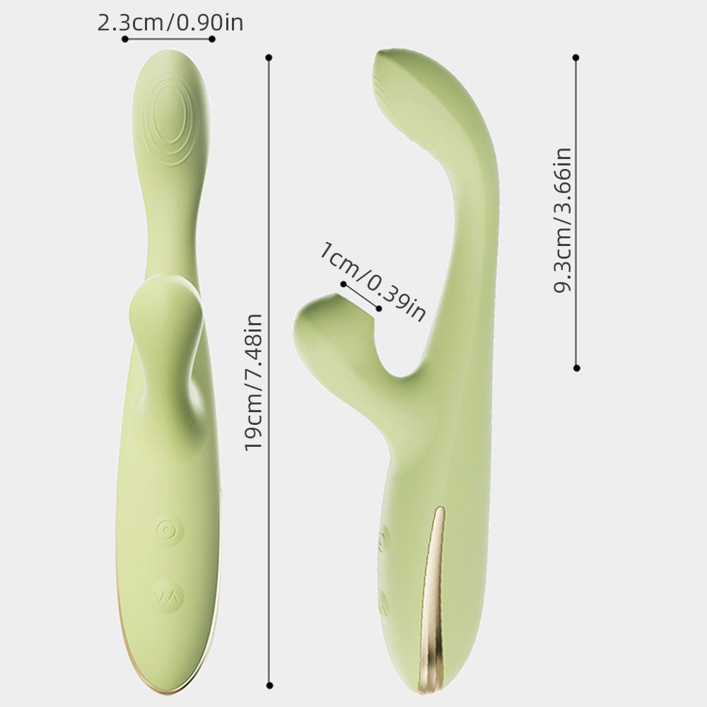 Rabbit Clit Sucking Vibrating Anal Dildo Vibrator - Oral Sex Finger Vaginal Clitoris Stimulation