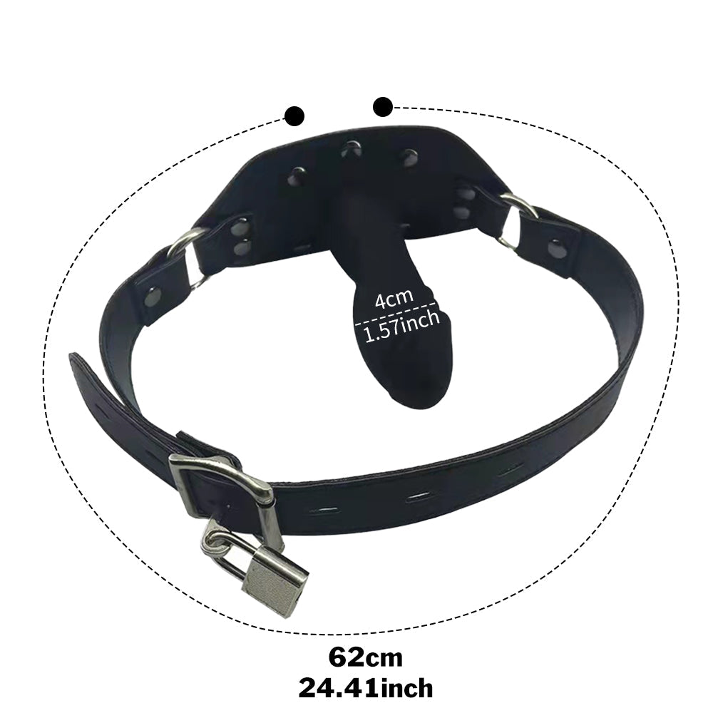 Ball Gag Oral Sex Toys - Inflatable Butt Plug Leather Buckle Female Male Fantasy Dildo Mask