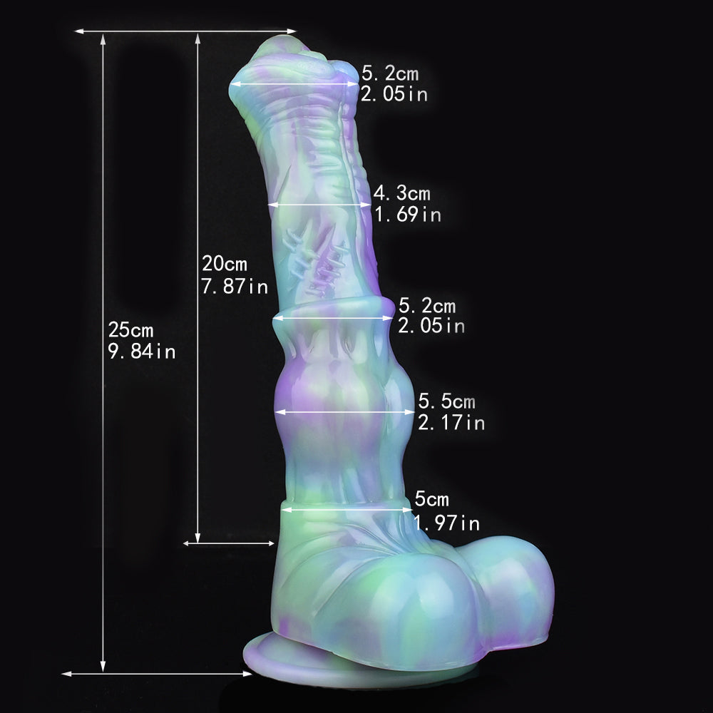 Huge Monster Dildo Anal Butt Plug Prostate Massager - Big Testicle Horsedildo Suction Cup Sex Toy