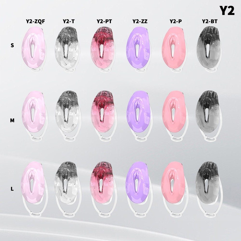 Fufu Clip Resin Sissy Chastity Cage