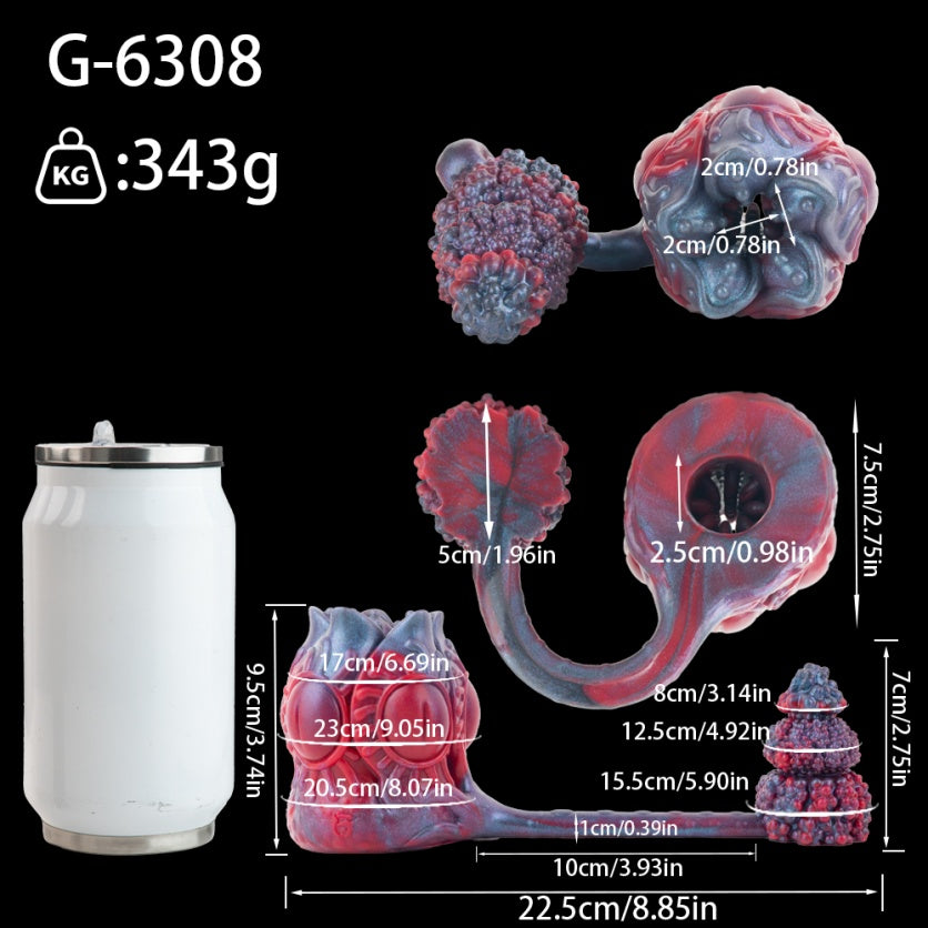 Monster Pocket Pussy & Butt Plug – 2-in-1 Fantasy Silicone Male Sex Toy