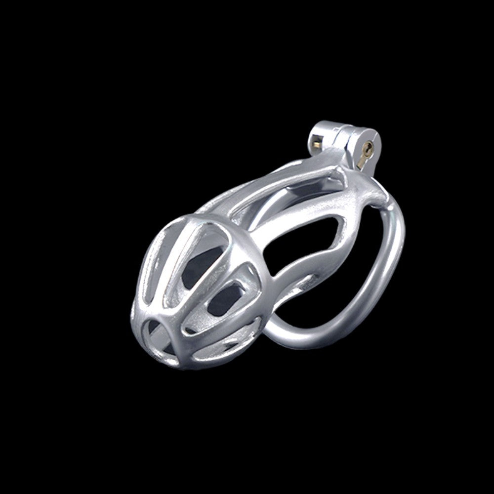 3D Printed Male Chastity Cage – Lightweight Penis Lock with 5 Rings for Erection Control & Bondage Fun