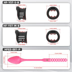 Silicone Soft Spike Extension Sleeve | Compatible with GSD Chastity Cage System