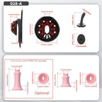Silicone Chastity Thong Set with Vibrating Plug & Soft Spike Cage-GSD Series