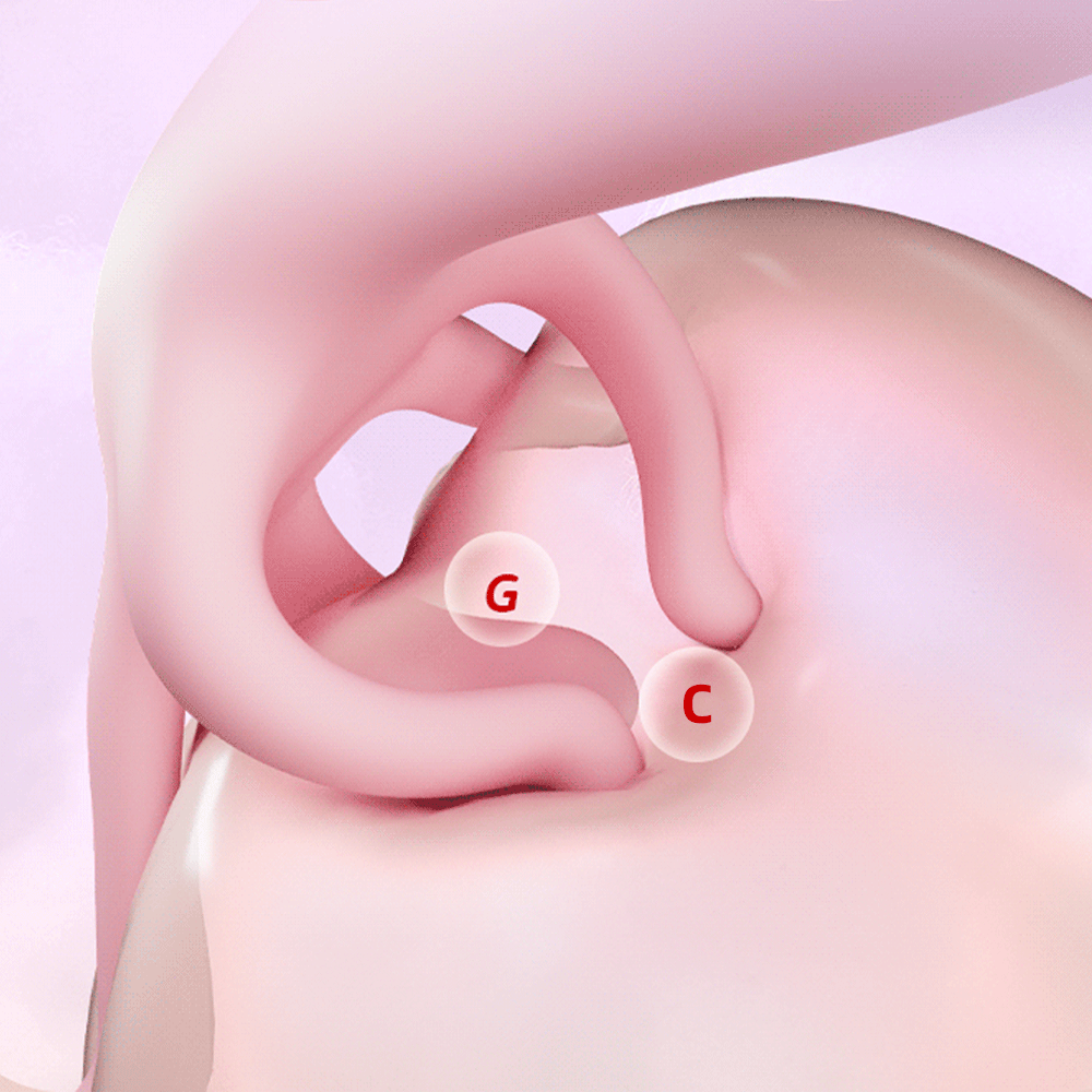 Finger Vibrator Sex Toys for Women - Realistic Pink Breast Vaginal Prostate Massager Novelty Gift