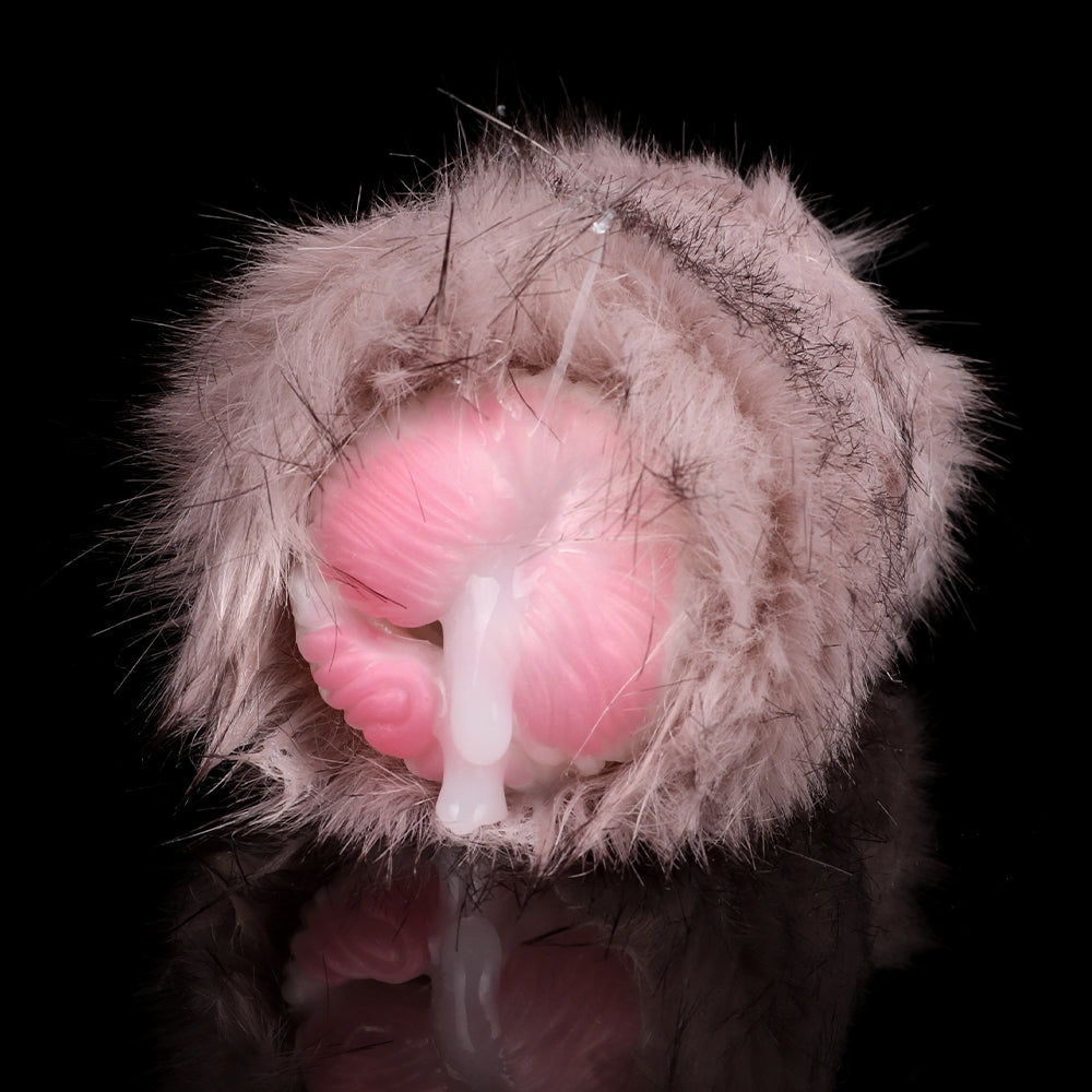 Furry Dog Pocket Pussy — Realistic Animal Vagina Double-Open Masturbator | Domlust Fetish Silicone