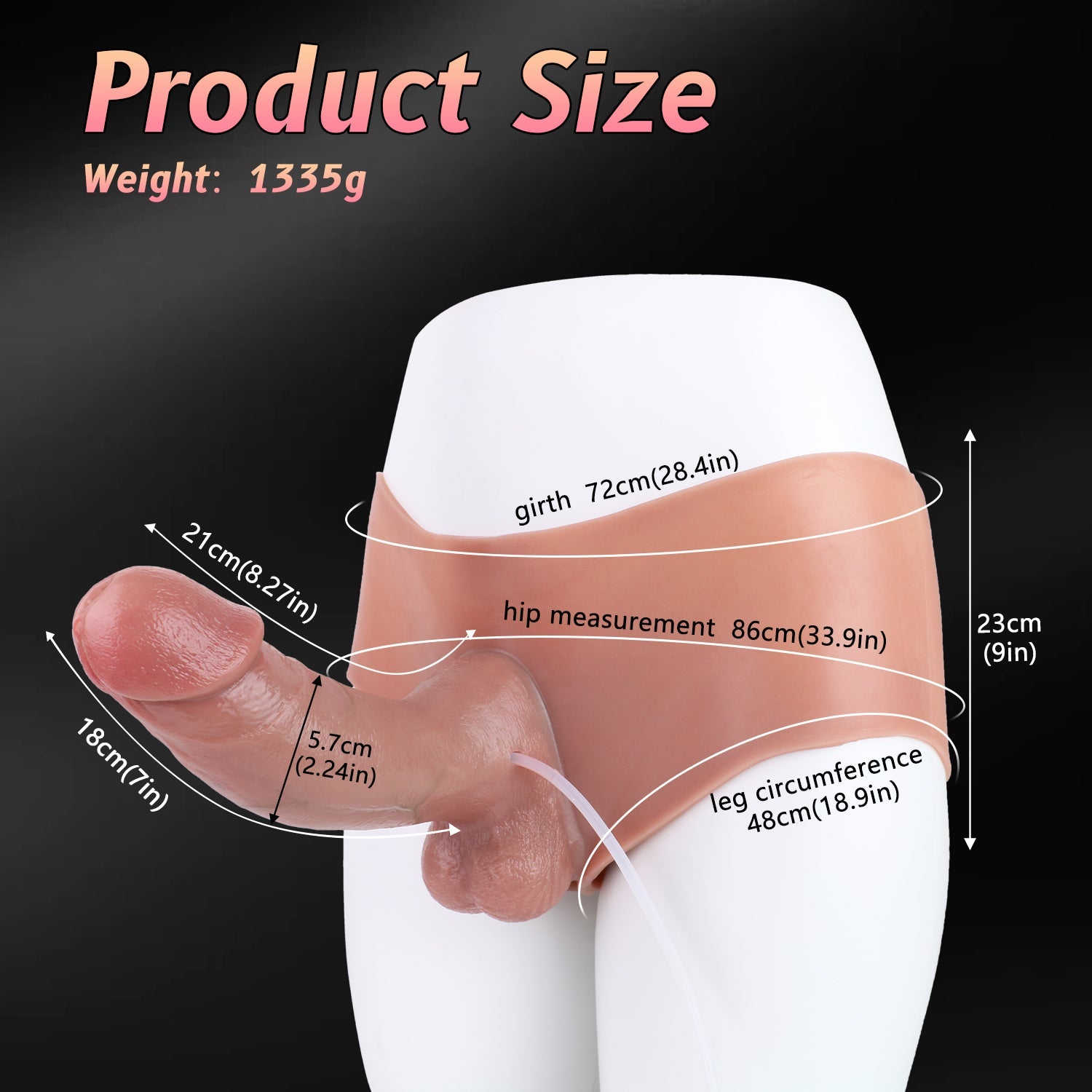 Squirting Dildo Pants Pegging Sexuality - Realistic Cumming Penis Sex Toys for Women Lesbian