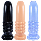 Huge Anal Dildo Butt Plug - Spiral Knotted Dildo Anal Beads for Men Women