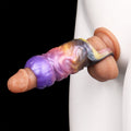 Fantasy Pumpkin-Head Cock Sleeve Cover Larger – 5-Inch Silicone Penis Extender for Men Sex Toys