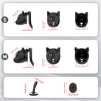 Puppy Head Chastity Cage Set with Underwear & Plug-GSD Series