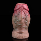 Big Girthy Cock Sleeve Extender Male Sex Toy - Thick Dildo Silicone Soft Cockring Masturbator
