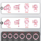 Transparent Flexible Chastity Cage with Stretchable Design （R6）