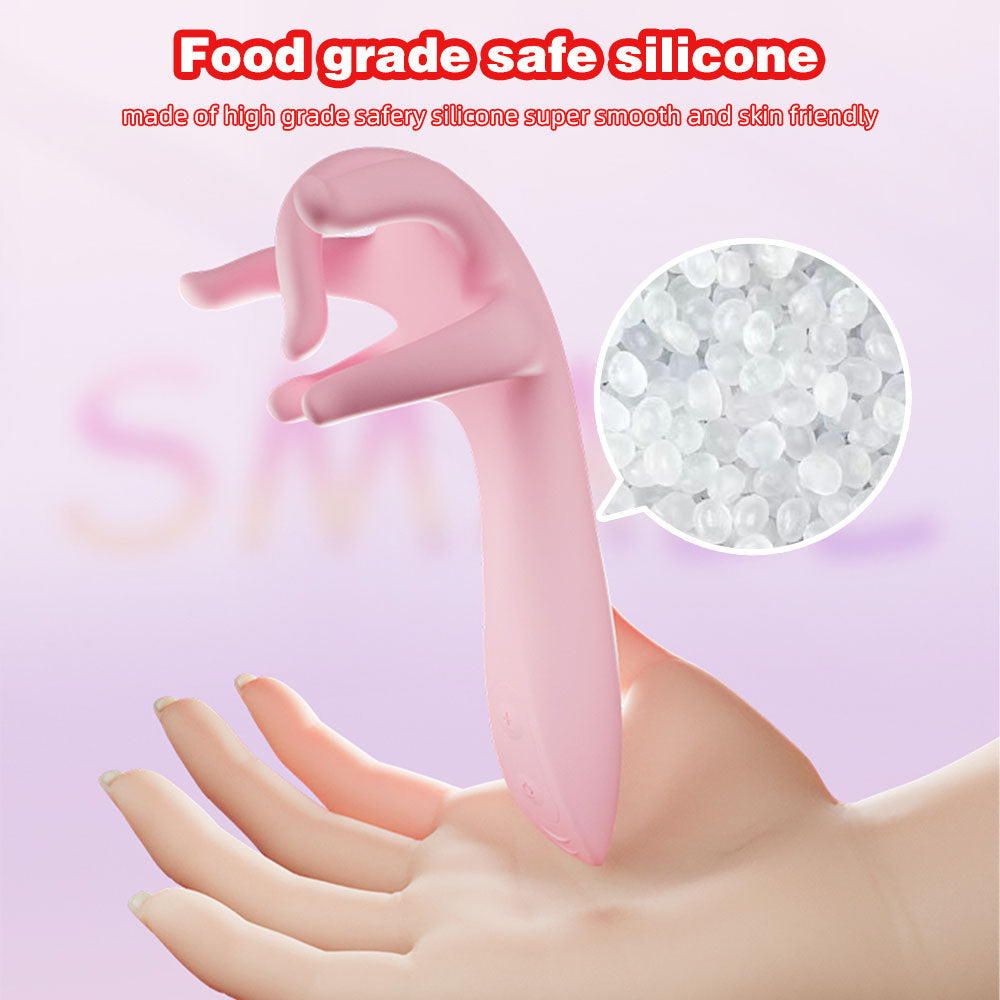 Finger Vibrator Sex Toys for Women - Realistic Pink Breast Vaginal Prostate Massager Novelty Gift