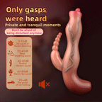 Fantasy Vibrating Dildo Anal Beads Clit Stimulator - Silicone Realistic Vibrator Sex Toys for Women