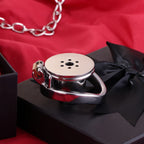 Inverted Double Cylinder Flat Chastity Cage