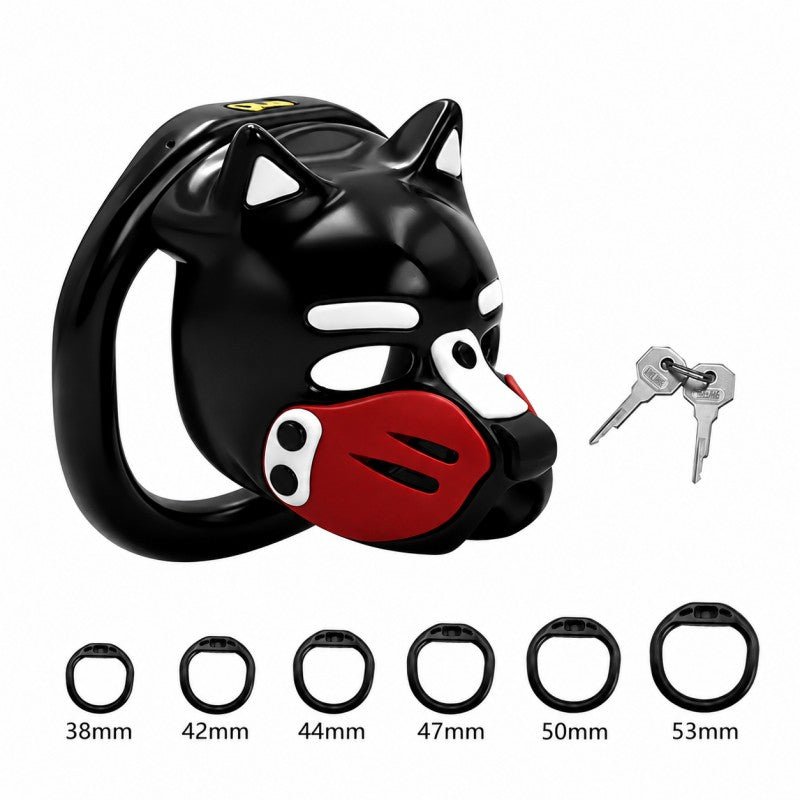 Puppy Head Chastity Cage