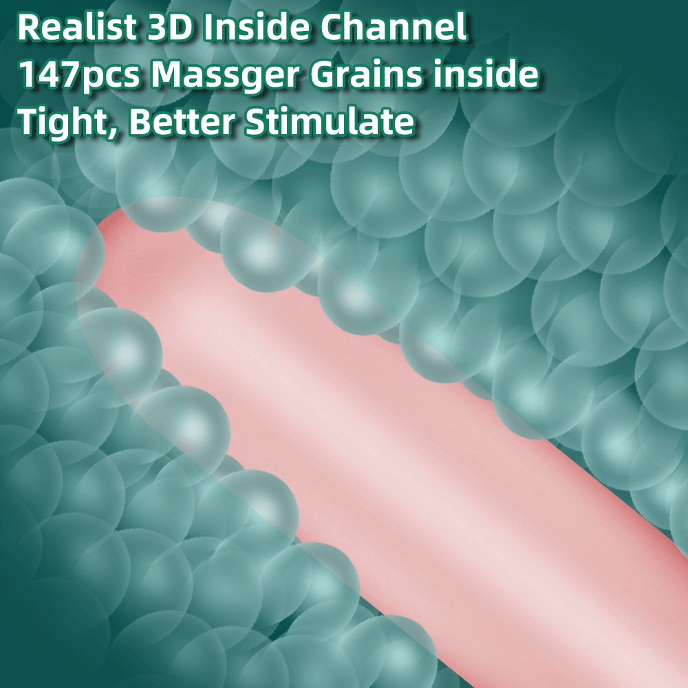 Vacuum Sucking Male Masturbator - Vibrating Penis Massage Silicone Pussy Sex Toy for Men