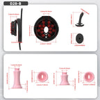 Flat Head Silicone Chastity Harness with Vibrating Plug & Remote Control-GSD Series