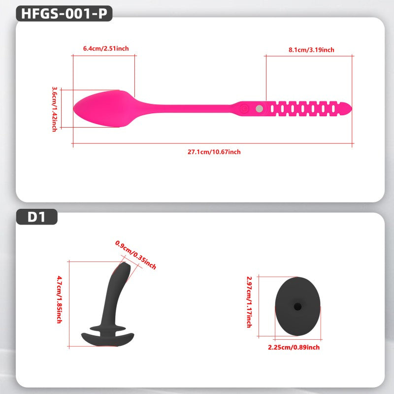 Adjustable Chastity Cage with Removable Silicone Studs | Remote Plug Compatible Locking Device