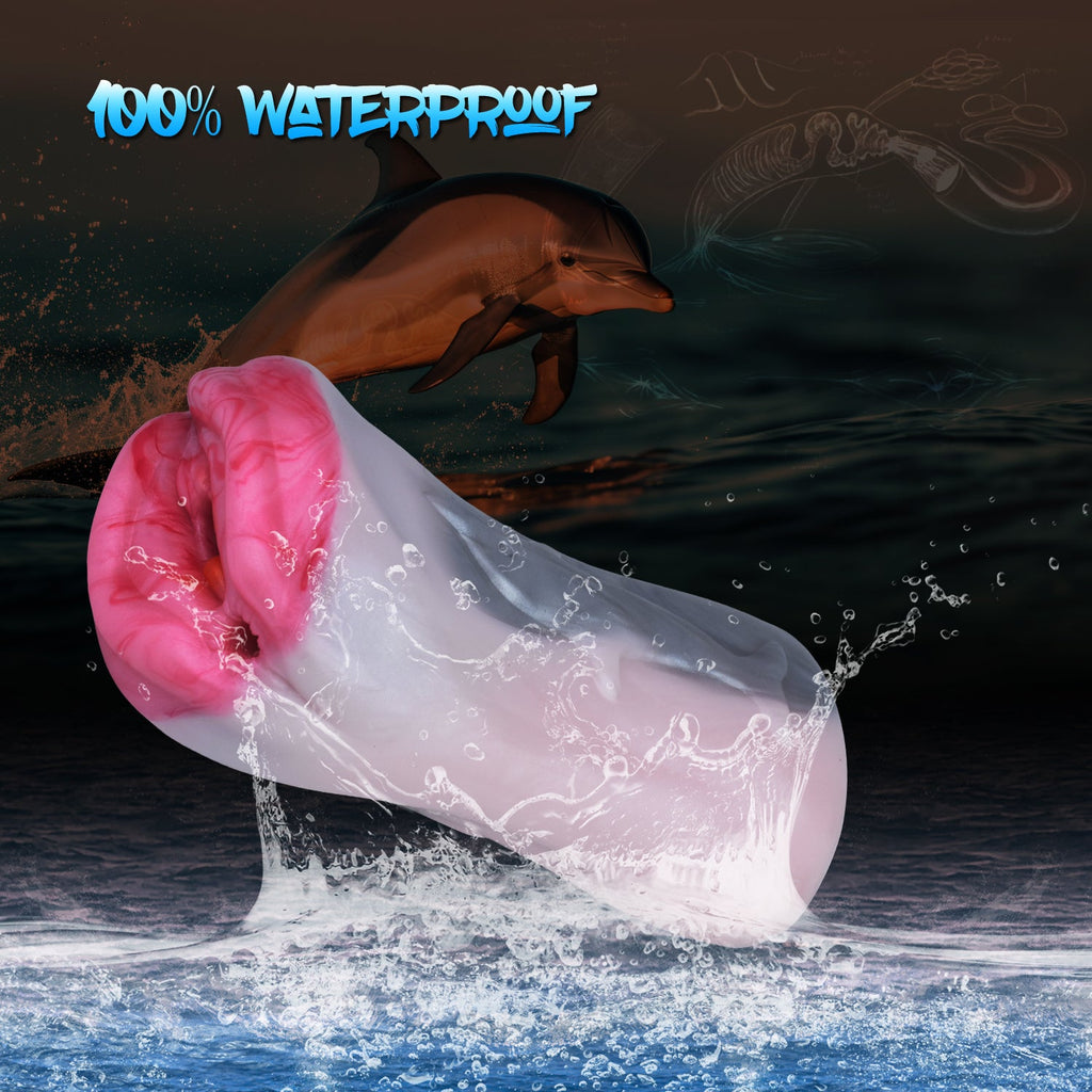 Dolphin Pocket Pussy – Dual-Sensation Silicone Animal Masturbator for Men | Domlust