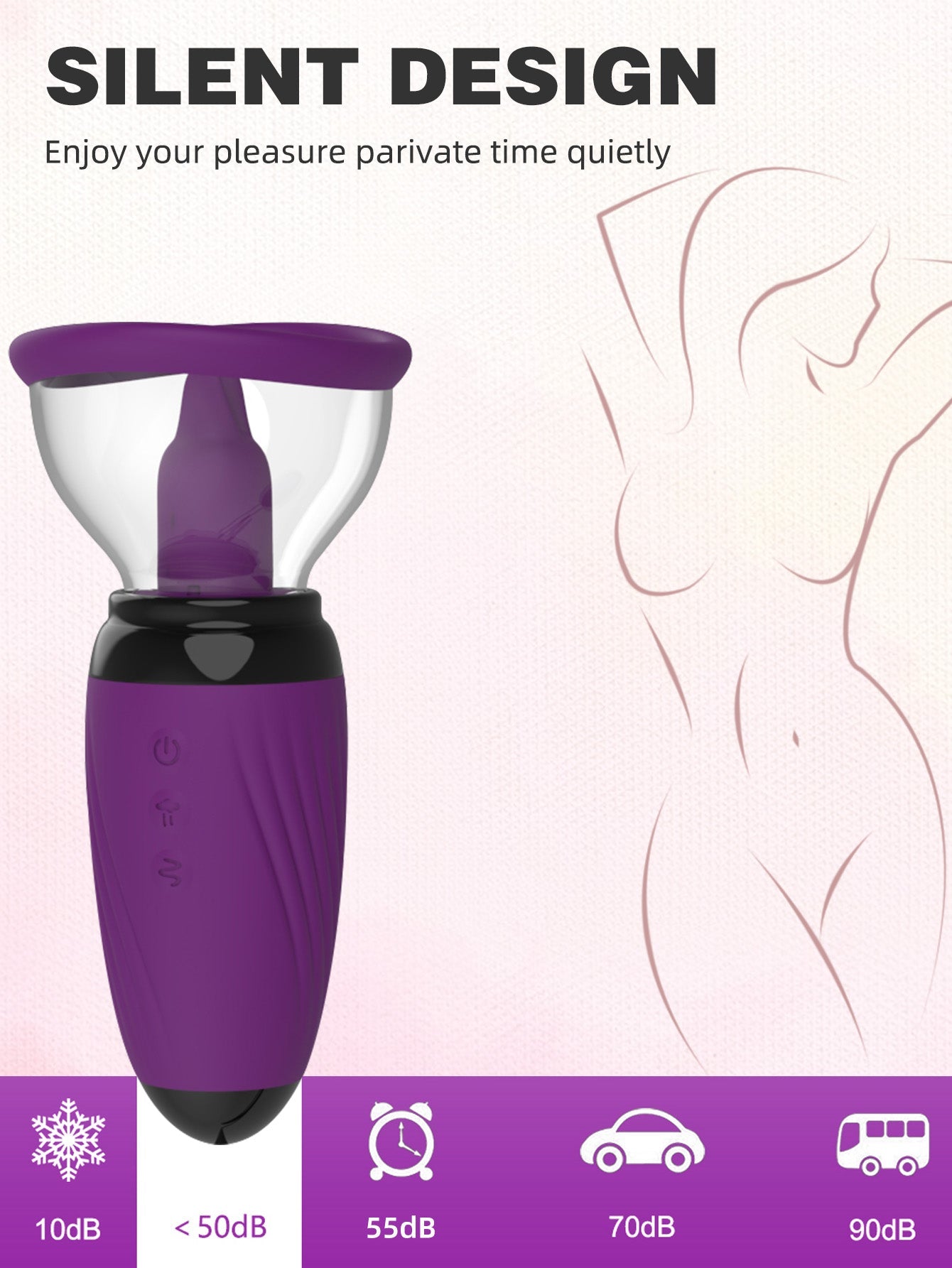 Women Sucking Vibrator - Breast Pussy Pump Tongue Licking 10 Vibrating Female Sex Toys