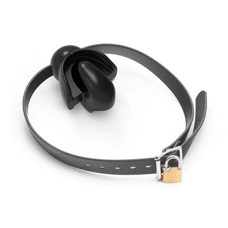 Tongue Fixed Tongue Restraint Gag | BDSM Mouth Control Gag