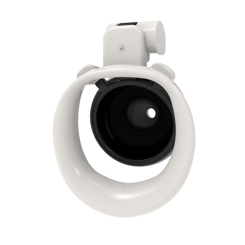 Spherical Capture-Style Chastity Cage – Portable Resin Male Chastity Device with Secure Lock