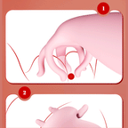 Finger Vibrator Sex Toys for Women - Realistic Pink Breast Vaginal Prostate Massager Novelty Gift