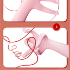 Finger Vibrator Sex Toys for Women - Realistic Pink Breast Vaginal Prostate Massager Novelty Gift