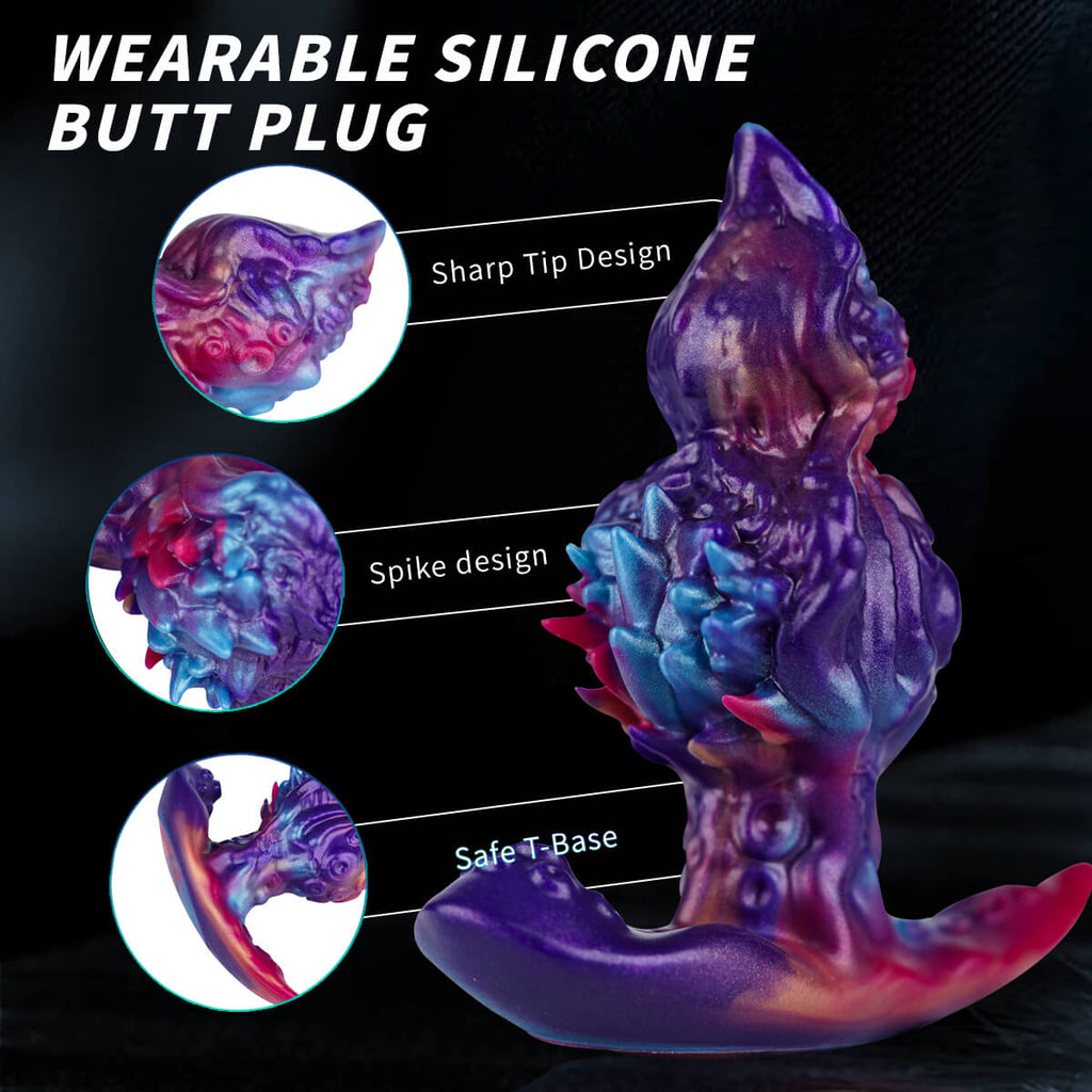 5 Inch Alien Tentacle Wearable Silicone Butt Plug - Tarisss Sex Toy Store