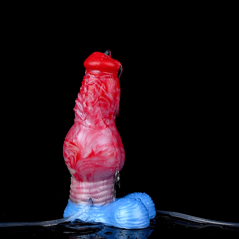 Inflatable Fantasy Dildo with Hand Pump & Bulb Syringe