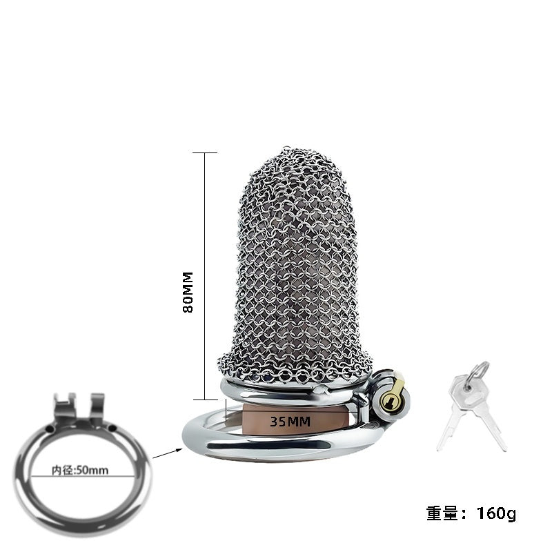 Chainmail Chastity Cage — Medieval Fantasy Armor for Your Most Private Battles