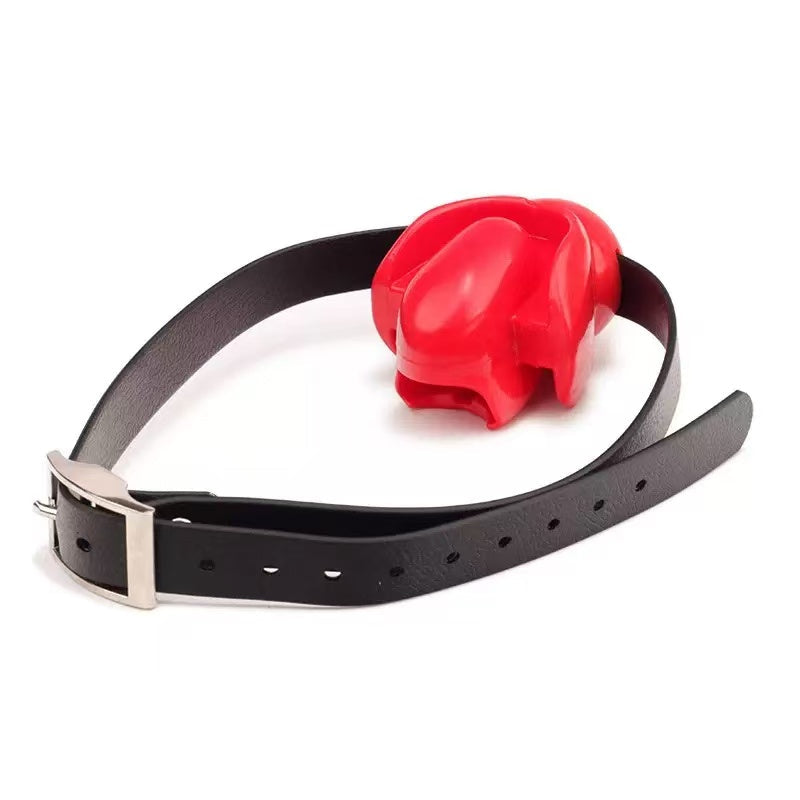 Tongue Fixed Tongue Restraint Gag | BDSM Mouth Control Gag