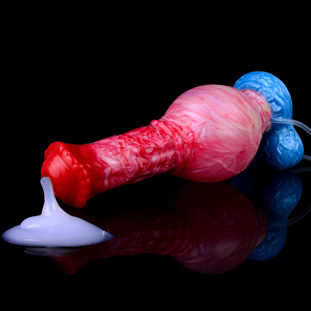 Inflatable Squirting Horse Dildo - Fantasy Monsterdildo Anal Sex Toys for Women Masturbation