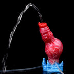 Ejaculating Dog Dildo Anal Butt Plug - Inflatable Anal Dildos Silicone Vaginal Masturbation Sex Toys