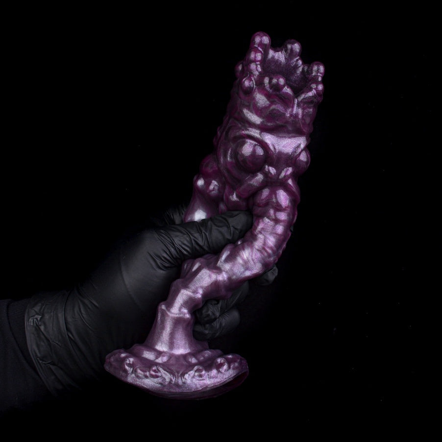 Fantasy Ovipositor Dildo – Monster Creature Cock with Silicone Eggs | Fetish Sex Toy for Women