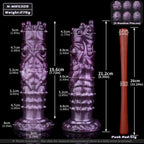 Fantasy Ovipositor Dildo – Monster Creature Cock with Silicone Eggs | Fetish Sex Toy for Women